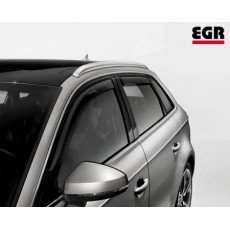 Audi Q3 2011-2015 - Дефлекторы окон, 4 шт, темные. EGR.