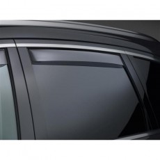Audi Q7 2007-2015 - Дефлекторы окон, задние, светлые. (WeatherTech)