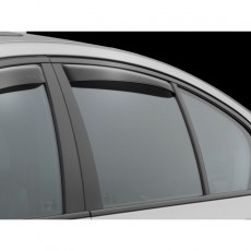 BMW 5 2011-2016 - Дефлекторы окон, задние, темные. (WeatherTech)