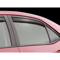 Toyota Corolla 2014-2016 - Дефлекторы окон, задние, темные. (WeatherTech)