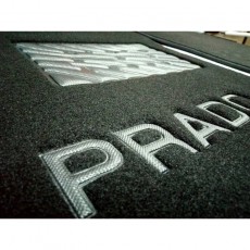 Коврики в салон Premium 10mm Black для Toyota LC Prado 150