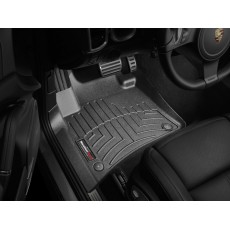 Коврики салона передние Volkswagen Touareg 2010- WeatherTech 443331 черные