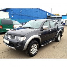 Mitsubishi L200 2007-2014 - Дефлектор капота, темный, EGR.