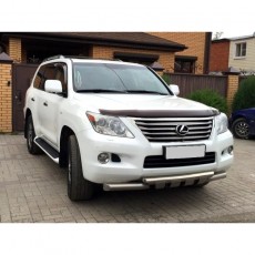 Lexus LX 2008-2015 - Дефлектор капота, темный, EGR.