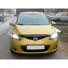 Mazda 2 2007-2014 - Дефлектор капота, темный, EGR.