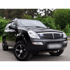 Ssang Yong Rexton 2002-2007 - Дефлектор капота, темный, EGR.