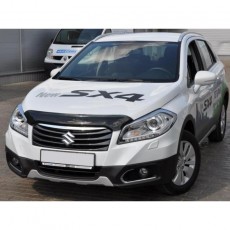 Suzuki SX4 2013-2016 - Дефлектор капота, темный, EGR.