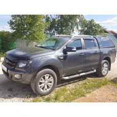 Ford Ranger 2012-2015 - Дефлектор капота, темный. EGR.