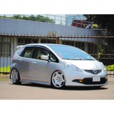 Honda Jazz/Fit 2008-2015 - Дефлекторы окон, 4 шт, темные, EGR.