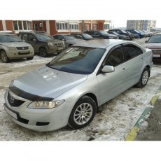 Mazda 6 Htb 2002-2007 - Дефлекторы окон, 4 шт, темные, EGR.