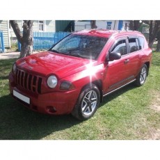 Jeep Compass 2007-2010 - Дефлекторы окон, 4 шт, темные. AVS.