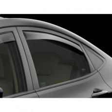Hyundai Accent 2012-2016 - Дефлекторы окон, задние, светлые. (WeatherTech)