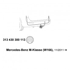 Комплект электрики 313430300113 WESTFALIA Mercedes ML w166