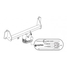 ФАРКОП BMW X4 F26 2014- быстросъемный Westfalia 303496600001