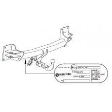 ФАРКОП BMW X5 F15 2013- быстросъемный Westfalia 303368600001