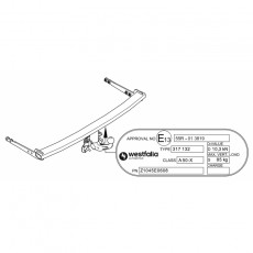 ФАРКОП Seat Leon 2012- быстросъемный Westfalia 317132600001