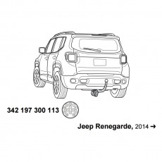 Комплект электрики Westfalia 342197300113 для Jeep Renegade