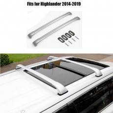 Багажник OEM под оригинал на TOYOTA Highlander 2014-2019, с штатными местами в интегрированных рейлингах