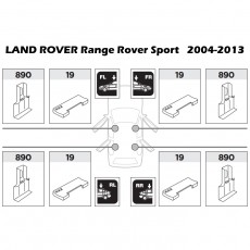 Thule 1456Б.У. для Land Rover Range Rover Sport 2004-2013
