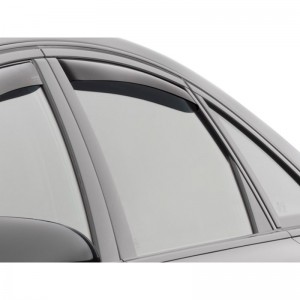 Audi A6 2012-2016 - Дефлекторы окон, задние, темные. (WeatherTech)