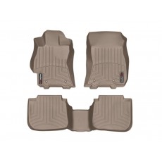 Коврики салона бежевые Subaru Legacy c 2014 АКПП   WeatherTech FloorLiner 45708-1-2
