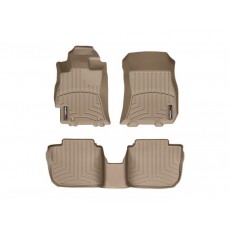 Коврики салона бежевые Subaru Outback до 2014  WeatherTech FloorLiner 45259-1-2