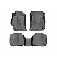 Коврики салона черные Subaru Legacy c 2014 АКПП WeatherTech FloorLiner 44708-1-2