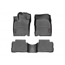 Коврики салона  Nissan Qashqai 2014- WeatherTech 44692-1-2, Черные