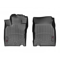 Коврики салона передние Nissan Qashqai 2014- WeatherTech 446921, Черные