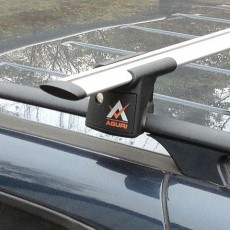 Mitsubishi Outlander 2005-2012 багажник на рейлинги Aguri Runner Alu