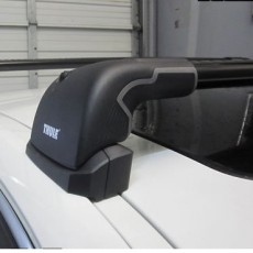 Багажник Mercedes E-class (W212) Glass Roof Sedan 2009-2016 Thule WingBar Edge Black (TH-9595B;TH-3083)