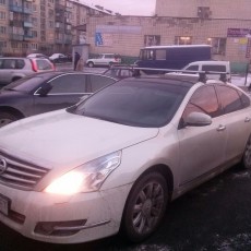 Багажник Thule Wingbar Evo для Nissan Teana 2006-2014 (TH-754;TH-7112;TH KIT)