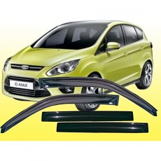 Ford C-Max 2011-  Дефлекторы окон, 4 шт, темные. EGR.