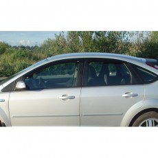 Ford Focus 2005-2011 - Дефлекторы окон, 4 шт, темные. EGR.