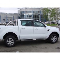 Ford Ranger 2012-   Дефлекторы окон, 4 шт, темные. EGR.
