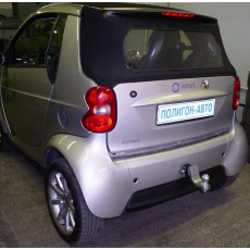 Фаркоп Smart Fortwo c 2004- быстросъемный  Полигон Авто