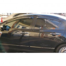 Honda Civic (Sed) 2006-2012 - Дефлекторы окон, 4 шт, темные, EGR.