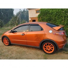 Honda Civic (Htb) 2006-2012 - Дефлекторы окон, 4 шт, темные, EGR.