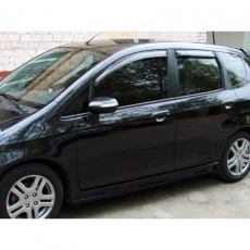 Honda Jazz/Fit 2005-2008 - Дефлекторы окон, 4 шт, темные, EGR.