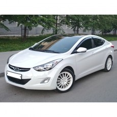 Hyundai i40 Sed 2011-  Дефлекторы окон, 4 шт, темные. EGR.