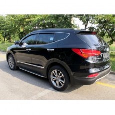 Hyundai Santa Fe 2012 - Дефлекторы окон, 4 шт, темные, EGR.