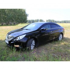Hyundai Sonata 2010-2014 - Дефлекторы окон, 4 шт, темные, EGR.