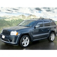 Jeep Grand Cherokee 2005-2010 - Дефлекторы окон, 4 шт, темные, EGR.