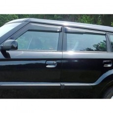Kia Soul 2008-2014 - Дефлекторы окон, 4 шт, темные, EGR.