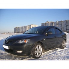 Mazda 3 Sed 2003-2009 - Дефлекторы окон, 4 шт, темные, EGR.
