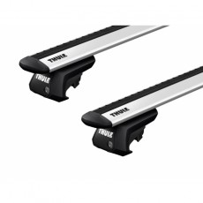 Багажник Mitsubishi Pajero Wagon 3 2000-2006 c рейлингами Thule 7104 WingBar Evo 7114