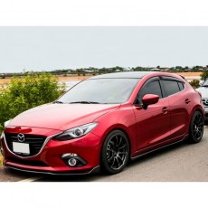Mazda 3 Htb 2013-  Дефлекторы окон, 4 шт, темные, EGR.