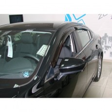 Mazda 6 Sed 2013-  Дефлекторы окон, 4 шт, темные, EGR.