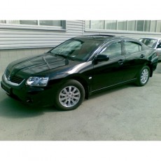Mitsubishi Galant 2004-2009 - Дефлекторы окон, 4 шт, темные, EGR.