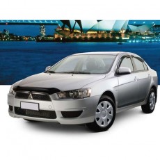 Mitsubishi Lancer 2007-  Дефлекторы окон, 4 шт, темные, EGR.